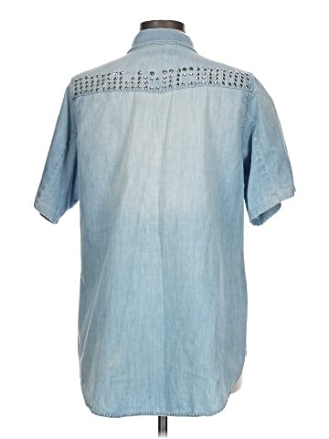 Democracy Short Sleeve Button-Down Shirt (view 2)