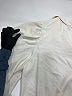 Ann Taylor 100% Polyester Color Block Ivory Long Sleeve Blouse Size L - photo 3