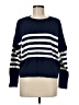 Lands' End Stripes Blue Pullover Sweater Size M (petite) - photo 1