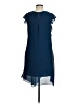Parker 100% Polyester Blue Cocktail Dress Size S - photo 2