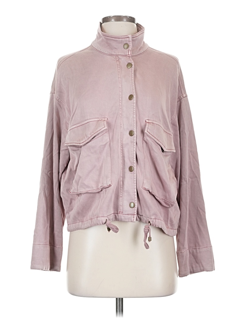 Pre-owned Splendid Long Sleeve Blouse In Purple