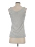 Etcetera Solid Silver Sleeveless Top Size S - photo 2