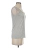 Etcetera Solid Silver Sleeveless Top Size S - photo 4