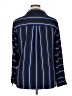 Express 100% Polyester Stripes Blue Long Sleeve Blouse Size XL - photo 2