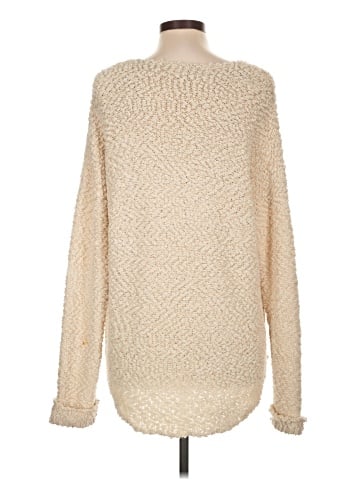Hem & Thread Pullover Sweater (view 2)