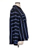 Express 100% Polyester Stripes Blue Long Sleeve Blouse Size XL - photo 4