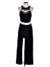 Wrapper Color Block Black Jumpsuit Size 14 - photo 1