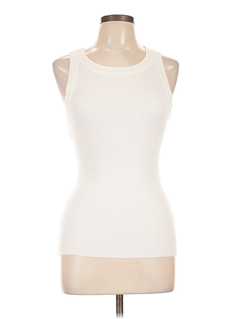 Pre-owned Zesica Sleeveless T-shirt In Ivory
