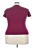 August Silk Burgundy Short Sleeve Top Size 2X - photo 2
