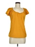 Belle Du Jour Yellow Short Sleeve Top Size M - photo 1