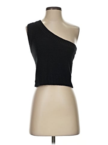 Madewell Textural-Knit One-Shoulder Sweater Tank (view 1)