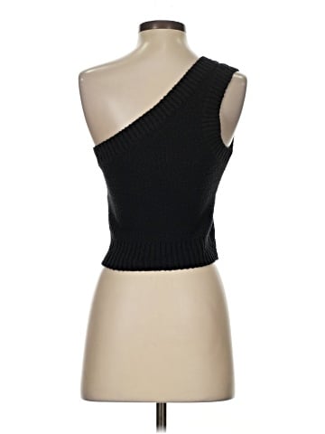 Madewell Textural-Knit One-Shoulder Sweater Tank (view 2)