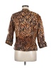 Coldwater Creek Animal Print Brown Blazer Size 8 - photo 2