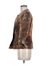 Coldwater Creek Animal Print Brown Blazer Size 8 - photo 5