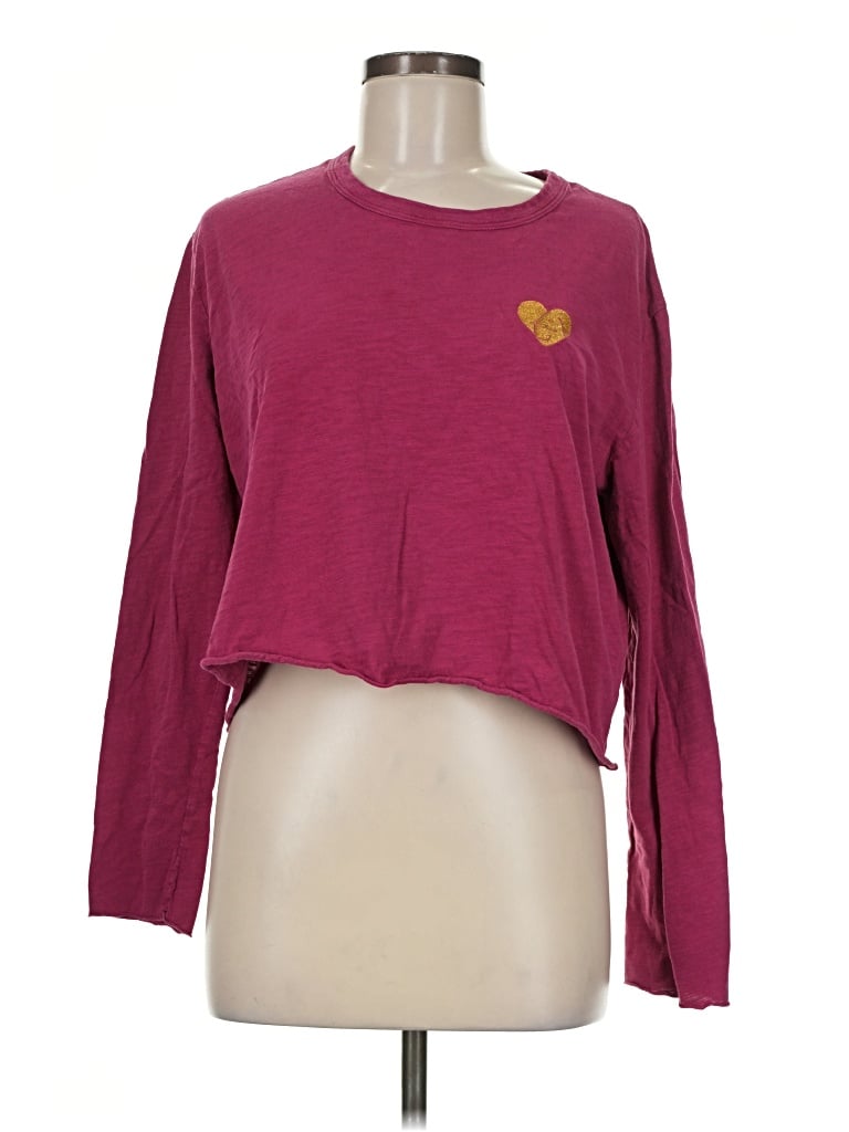 Pre-owned Ivory Ella Long Sleeve T-shirt In Pink