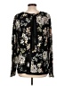 Bobeau Black Long Sleeve Blouse Size L - photo 2