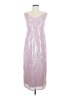 Let Me Be 100% Polyester Silver Pink Cocktail Dress Size M - photo 1