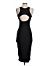 Unbranded Solid Black Cocktail Dress Size XS (estimated) - photo 2