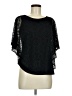 NY Collection Black Short Sleeve Blouse Size M (estimated) - photo 1