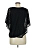 NY Collection Black Short Sleeve Blouse Size M (estimated) - photo 2