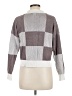 Debut Checkered-gingham Gray Pullover Sweater Size M - photo 2