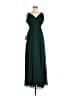 JJ's House 100% Polyester Green Cocktail Dress Size 6 - photo 1