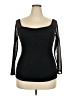 Torrid Black 3/4 Sleeve Top Size 5X (estimated) - photo 1