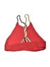 Red Carter Color Block Red Swimsuit Top Size M - photo 2