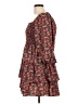 Entro 100% Polyester Floral Red Casual Dress Size L - photo 5