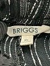 Briggs Chevron-herringbone Black Linen Pants Size XL - photo 7