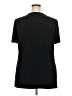 Just My Size Black Short Sleeve Blouse Size 3X Plus - photo 2