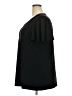 Just My Size Black Short Sleeve Blouse Size 3X Plus - photo 5