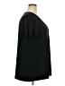 Just My Size Black Short Sleeve Blouse Size 3X Plus - photo 4