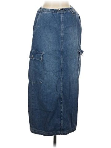Simple Society Denim Skirt (view 1)