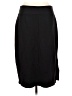Nine West 100% Cotton Solid Black Formal Skirt Size L - photo 2