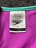 Speedo Color Block Purple One Piece Swimsuit Size 12 - photo 3