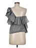 Milly 100% Cotton Gray Sleeveless Top Size 6 - photo 2