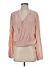 Free People Pink Long Sleeve Blouse Size XS - photo 1