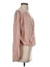 Free People Pink Long Sleeve Blouse Size XS - photo 4