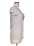 Adrienne Vittadini Gray Short Sleeve Top Size L - photo 4