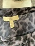 Joie 100% Silk Animal Print Gray Short Sleeve Top Size XS - photo 7
