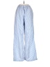 Unbranded 100% Polyester Stripes Blue Casual Pants Size S - photo 2