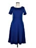 Chicwish Solid Blue Casual Dress Size M - photo 1