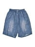 Unbranded 100% Polyester Blue Denim Shorts Size 7 - 8 - photo 1
