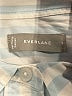 Everlane Stripes Ivory Long Sleeve Button-Down Shirt Size L - photo 7