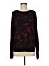 Simply Vera Vera Wang Floral Black Pullover Sweater Size M - photo 1
