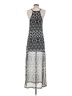 Mystree 100% Polyester Graphic Silver Casual Dress Size S - photo 2