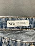 Zara Hearts Blue Jeans Size 2 - photo 4