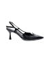 AGL 100% Leather Black Heels Size EU (IT) 37 1/2 / US 7 1/2 - photo 1