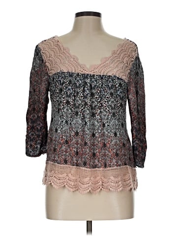 Self Esteem 3/4 Sleeve Blouse (view 1)